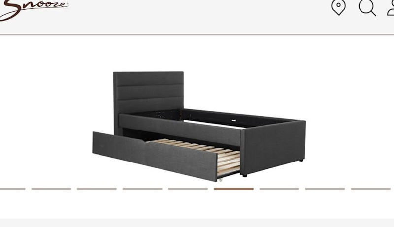 King single Paddinton bed / trundle with Sealy Posturepedic mattresses62866849236482113