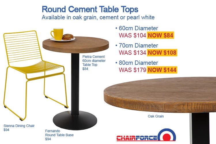 All Weather Cement Table Top - Great Deal, Great Value62863410968066111