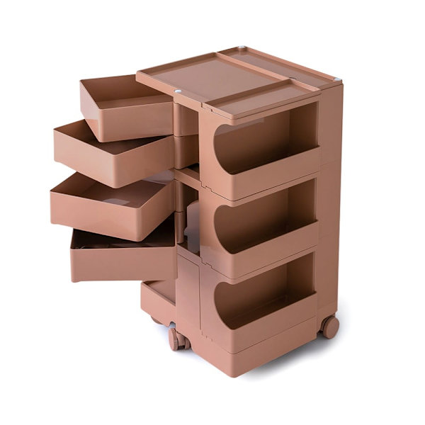 In Storage Trolley Bedside Table 5 Tier Cart Boby Replica Pink62863839528962112