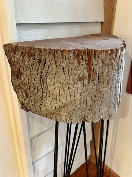 Wooden side table with hairpin steel legs62865820934402111