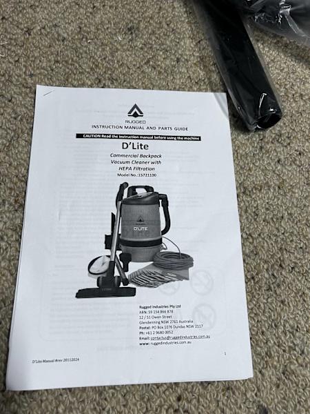 Commercial Backpack Vacuum 63018619194113119