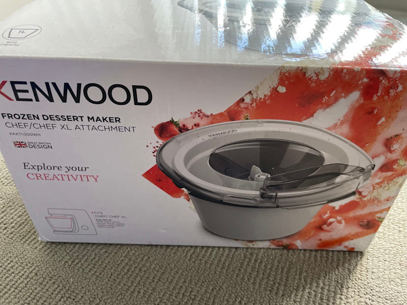 kenwood chef xl frozen dessert maker