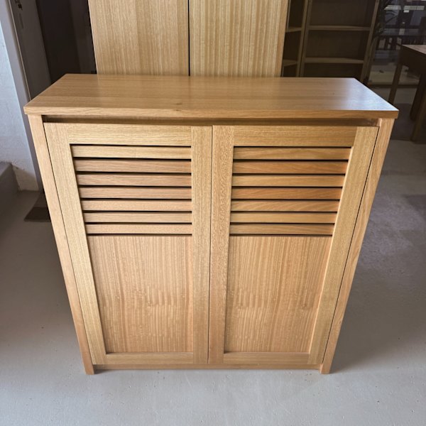ST100 - Tassie oak shoe storage cabinet62863412792579111