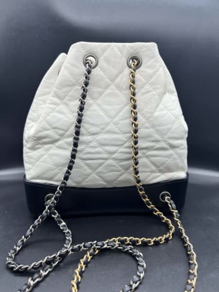 CHANEL GABRIELLE Small Backpack Handbag White, Bags, Gumtree Australia  Inner Sydney - Haymarket