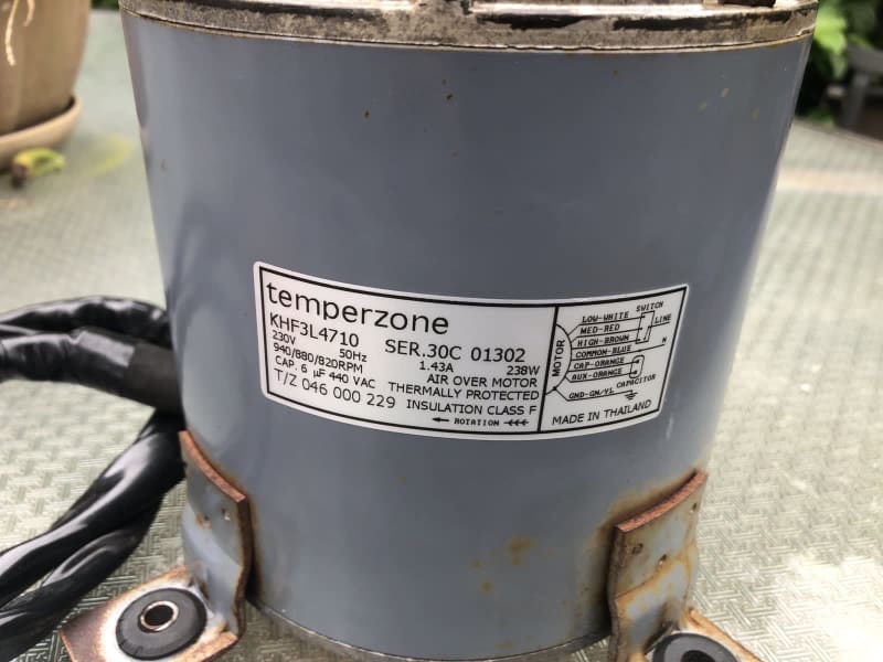 Temperzone , Ducted System Outdoor fan motor  TZ 04600022963023535401473113