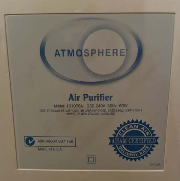 Amway atmosphere air purifier.63013783338627111