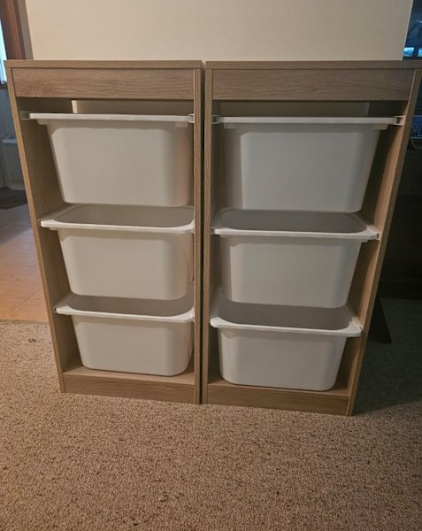 2 x sets of drawers $40 per set62863408522627117