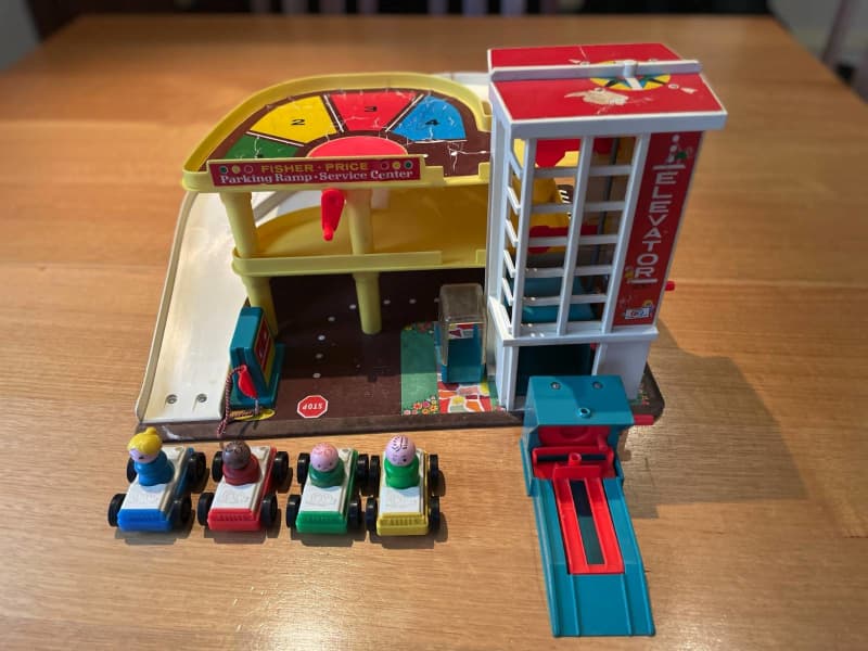 fisher price garage set