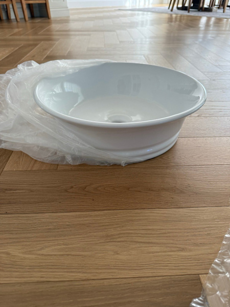 ADP Neptune Countertop Basin in white glaze $20063012444441091114