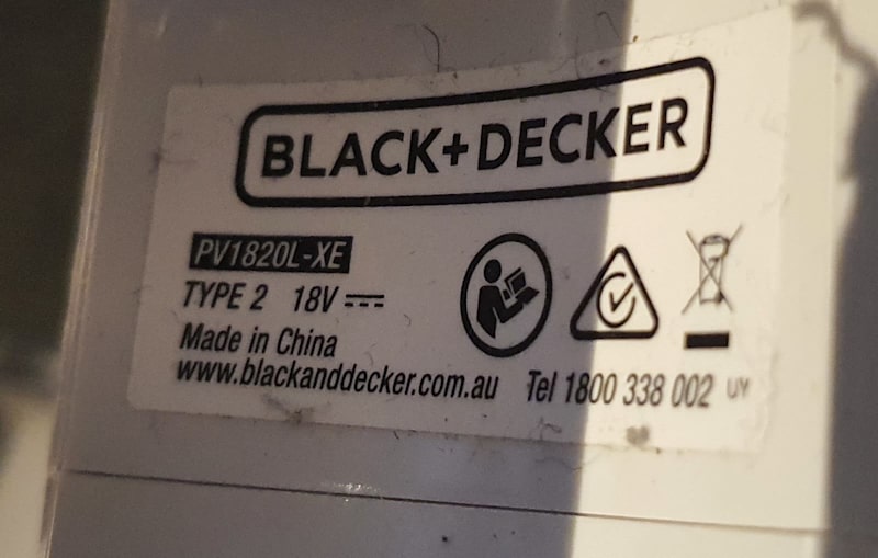 Black & Decker Handheld Vacuum, working, Carlton pickup63612128587010111