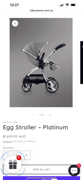 Egg stroller outlet platinum