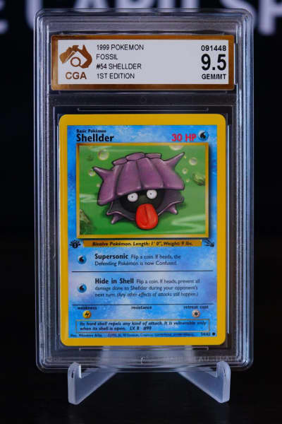  Pokemon - Shellder (54) - Fossil - 1st Edition : Toys