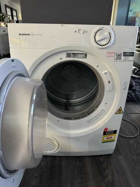 Simpson 4.5kg vented dryer63022180049283113