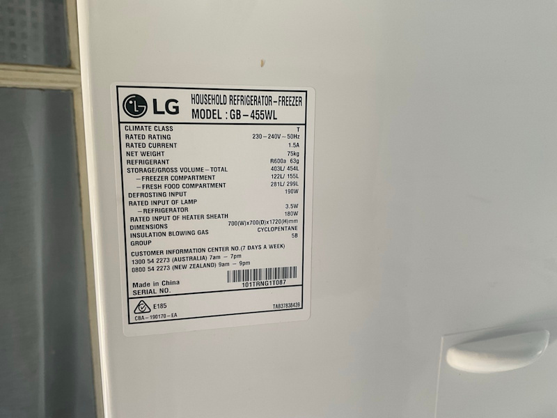 LG GB455 Fridge PCB board (new/unwanted) EBR8606301663022634549762111