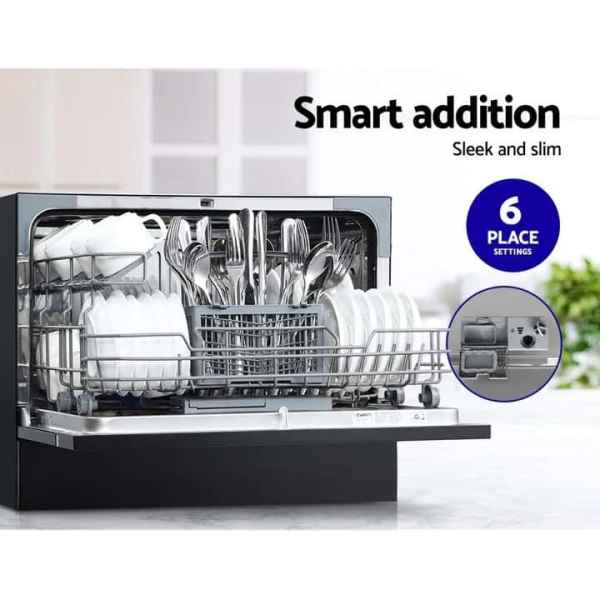 Benchtop Dishwasher 6 Place Setting Counter Bench Top Dish Washer63013785558275114