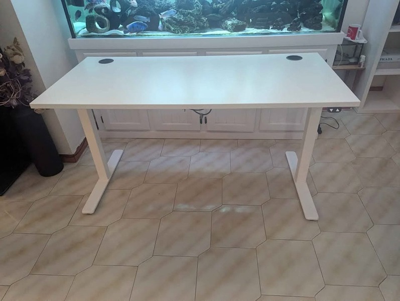 Electric Sit and Stand Table Desk - White62863840415618111