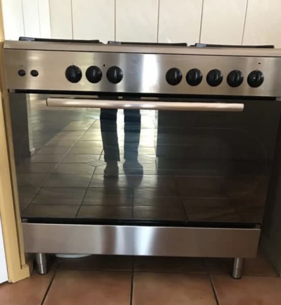 eurolec 900mm freestanding gas oven