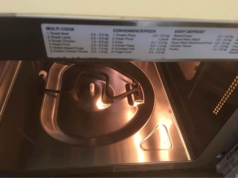 Sharp R-890N 34L Inverter Microwave Oven ExDisplay UnUsed Tray Missing63443634157442111