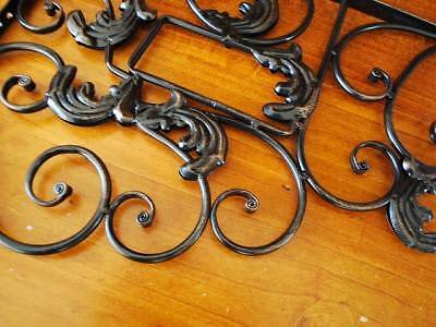 New A pair of Iron Scroll Paisley Shelf / Corner Ornate Bracket63439220045059112