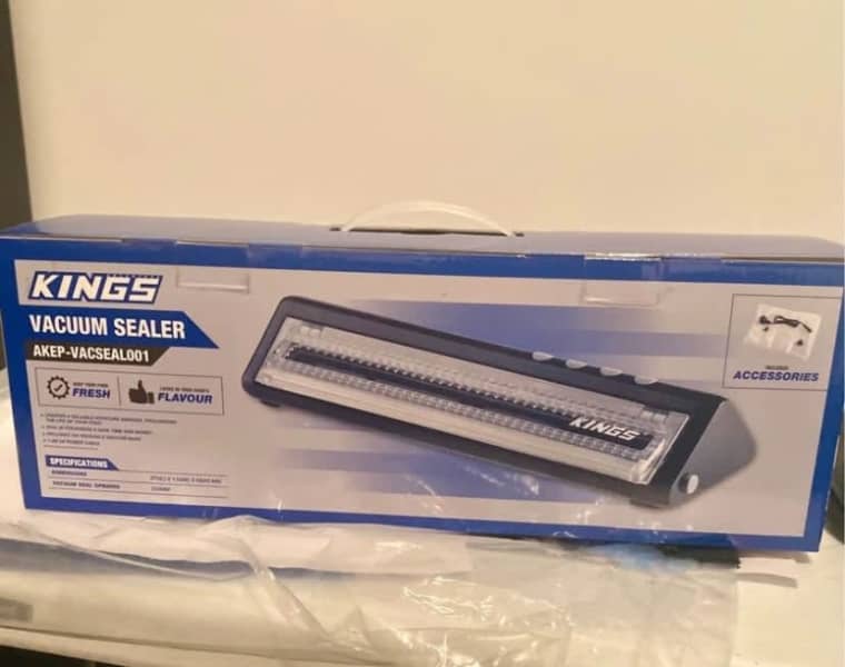 how to use kings vacuum sealer