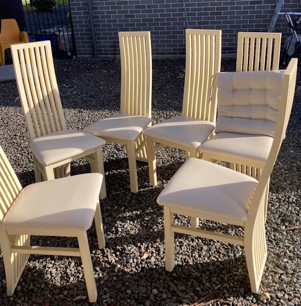 6 dining chairs with cushions62863379497987111