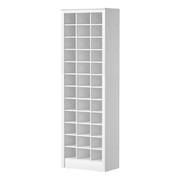 Shoe Rack 12-tier 36 Pairs Storage White62863838932355111