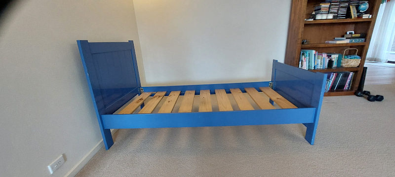 Wooden bed frames, two single62863407401858112