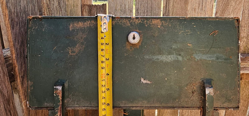 Steel heavy mail box with lock - KALEEN63011558544513114