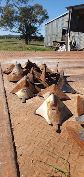 Used scarifier points great for making garden ornaments 63439191613953112