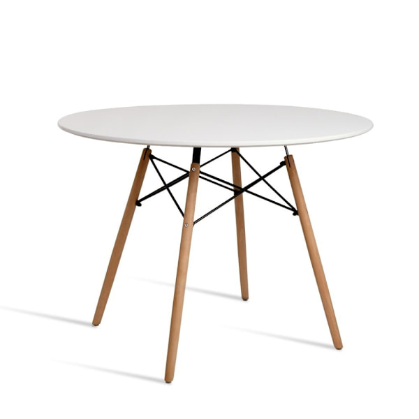 Dining Table Round White 4 Seater 100CM62866849076994111