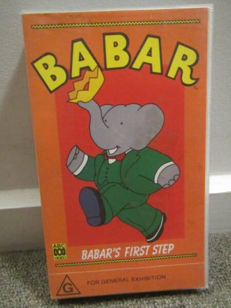 Babar VHS kids video cartoon elephant baby tv show first step | CDs & DVDs  | Gumtree Australia Knox Area - Ferntree Gully | 1281719642