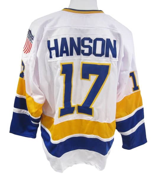 Movie Hanson Brothers 17 Steve Hockey Jersey Charlestown Chiefs Slap Shot  Sewn M