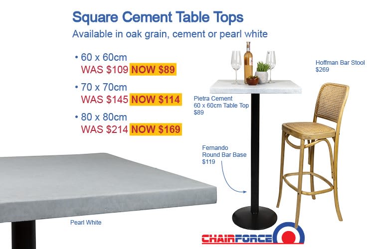 All Weather Cement Table Top - Great Deal, Great Value62863410968066112