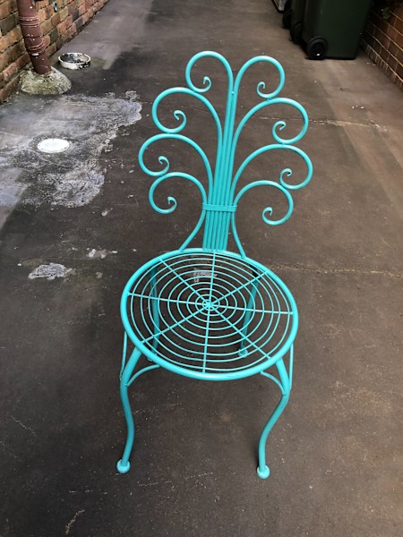 Decorative metal chair62864724328066111