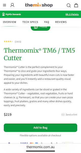 Thermomix TM5 and TM6 Cutter and Spiralizer Bundle-Brand New 63016484365827113
