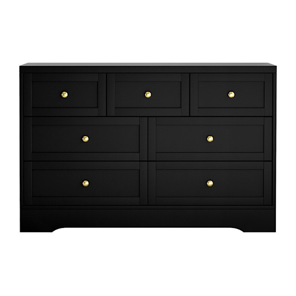 7 Chest of Drawers Dresser Table Black62863840855171112