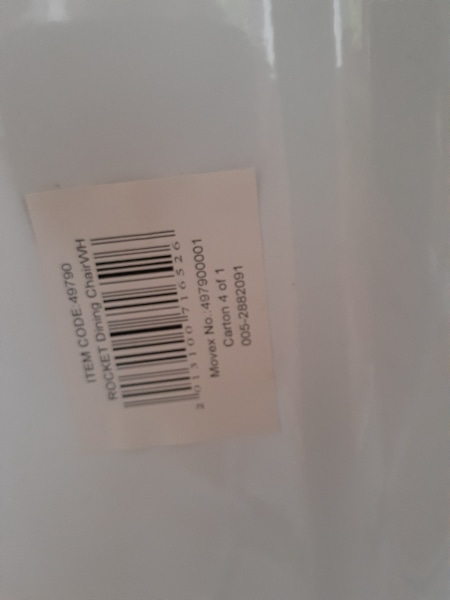 Set 4 Replica Tolix Chairs White Used62863407419521112