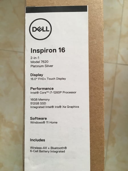 Dell - Inspiron 16.0 2-in-1 Touch Laptop -13th Gen Intel Evo i7 - 16GB Memory - 1TB SSD - Platinum Silver