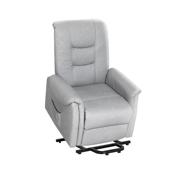 Recliner Chair Lift Assist Chair Leather Grey62863372713347111