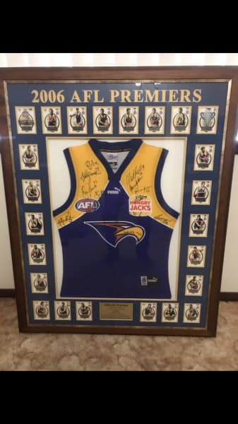 West Coast Eagles 1990s items plus other assorted WCE gear