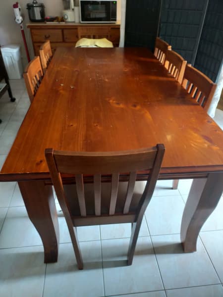 second hand large dining table