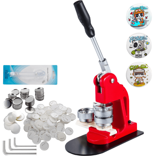 58mm 2.28 Button Maker Machine   1000 Button Badge Maker Circle Cut630190793482271117