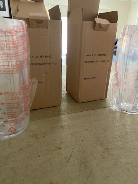 Nutri Ninja Cups - Brand new!63016486327681112