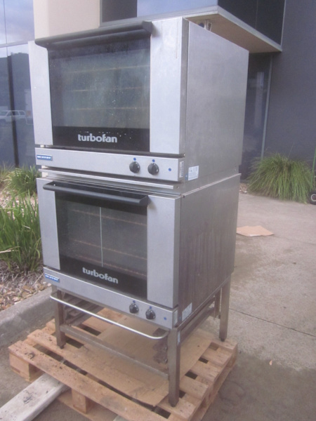 MOFFAT TURBOFAN E28M4 OVENS x 2 ON STAND63442627973377110