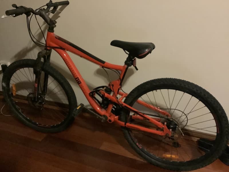 diamondback mason 27.5 70cm dual suspension mountain bike