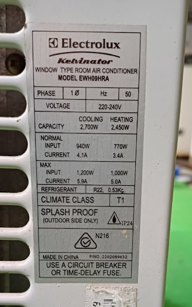 Reverse Cycle Window Air-conditioner63020448777218112