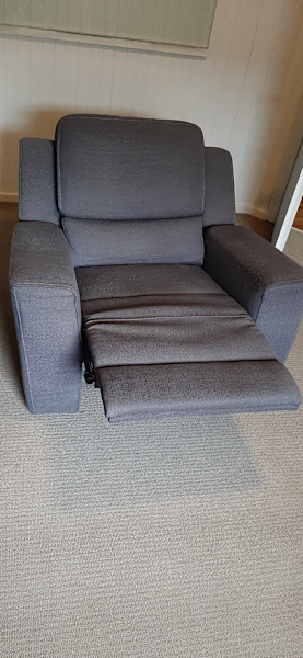 Grey Armchair - gently used - Amart brand62863410186115113