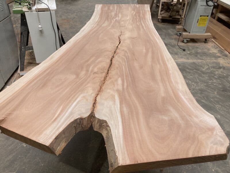 African mahogany live edge timber slab dining table desk benchtop63008772953858114