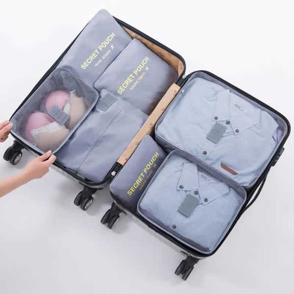 Travel Packing Cubes Set lightweight Space Savers, For Suitcases 7pcs63016910481283114