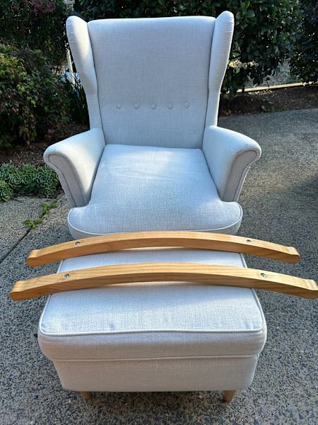Chair also a rocker option and Matching stool62863406440707112